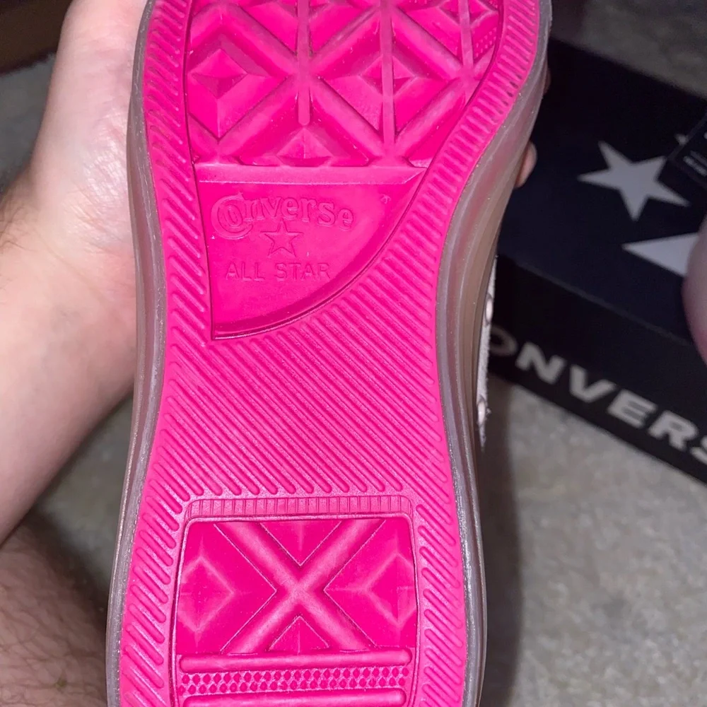 Converse Blush Pink High-Top Sneakers - Picture 2 of 2